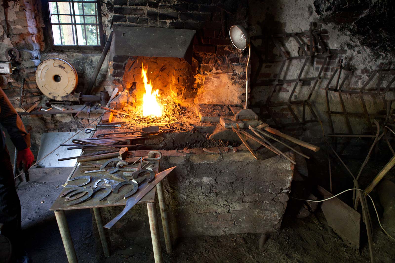 Kuźnia w pracy